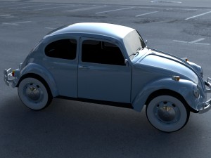 vw beetle hdri Modelo 3D