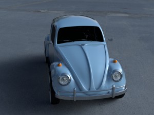 vw beetle hdri Modelo 3D
