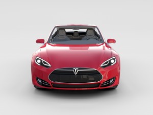 tesla model s with chassis-interior rev 3D Model