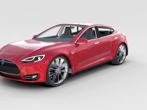 tesla model s com chassis-interior rev Modelo 3D