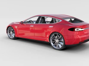 tesla model s com chassis-interior rev Modelo 3D