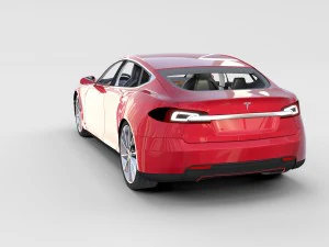 tesla model s com chassis-interior rev Modelo 3D