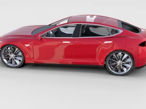 tesla model s com chassis-interior rev Modelo 3D