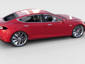 tesla model s com chassis-interior rev Modelo 3D