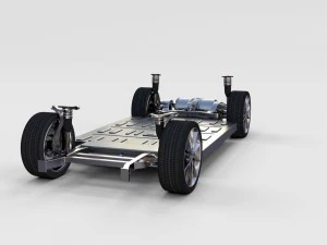 tesla model s com chassis-interior rev Modelo 3D
