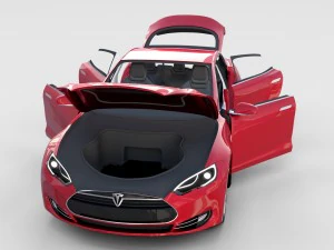 tesla model s com chassis-interior rev Modelo 3D