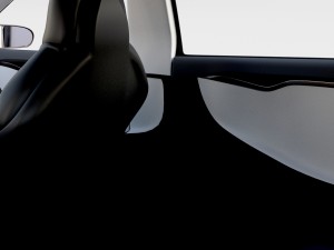 tesla model s with chassis-interior rev 3D Model