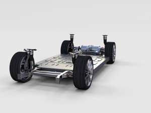 tesla model s chassis rev Modello 3D