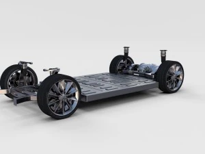 tesla model s chassis rev 3D Model