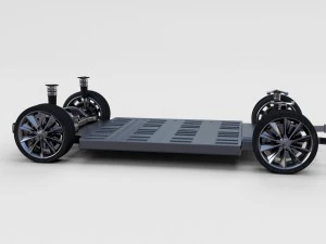 tesla model s chassis rev 3D Model