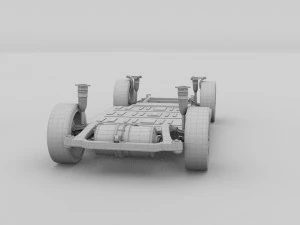 tesla model s chassis rev 3D Model