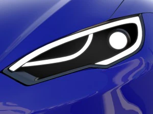 tesla model s with interior rev 3D Model