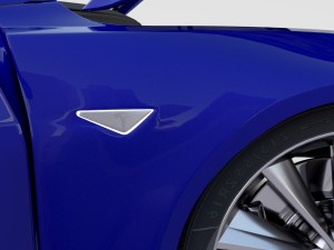 tesla model s with interior rev 3Dモデル