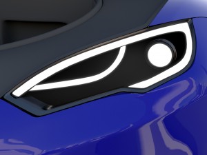 tesla model s with interior rev 3Dモデル