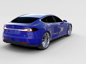 tesla model s p85 rev Modèle 3D