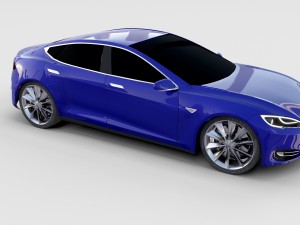 tesla model s p85 rev Modèle 3D