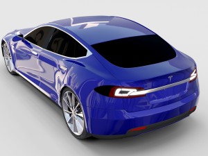 tesla model s p85 rev Modèle 3D