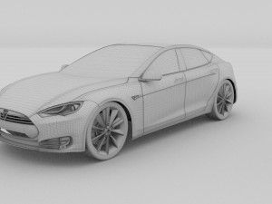 tesla model s p85 rev Modèle 3D