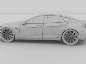 tesla model s p85 rev Modèle 3D