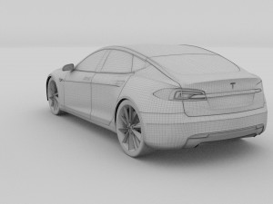 tesla model s p85 rev Modèle 3D