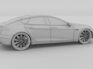 tesla model s p85 rev Modèle 3D