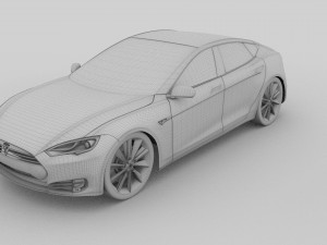 tesla model s p85 rev Modèle 3D