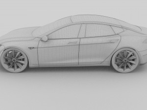 tesla model s p85 rev Modèle 3D