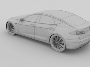 tesla model s p85 rev Modèle 3D