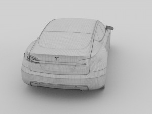 tesla model s p85 rev Modèle 3D