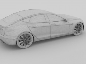 tesla model s p85 rev Modèle 3D