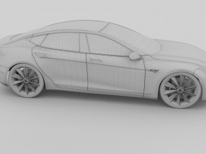 tesla model s p85 rev Modèle 3D