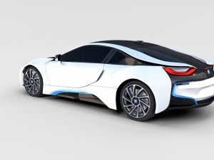 bmw i8 rev Model 3D