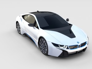 bmw i8 rev Model 3D