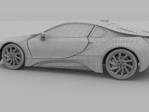bmw i8 rev Model 3D
