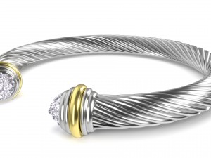 twisted bracelet 3D मॉडल