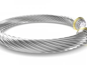 twisted bracelet 3D Model