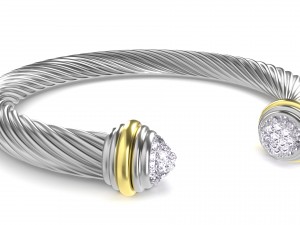 twisted bracelet 3D मॉडल