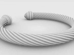 twisted bracelet 3D Model