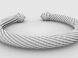 twisted bracelet 3D मॉडल