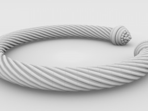 twisted bracelet 3D मॉडल