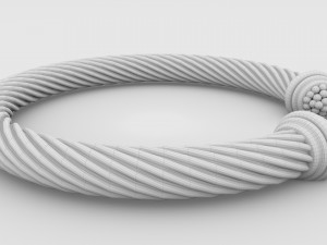 twisted bracelet 3D मॉडल