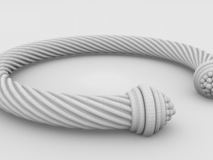 twisted bracelet 3D मॉडल