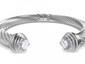 twisted bracelet 2 3D मॉडल