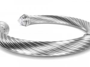 twisted bracelet 2 3D Model