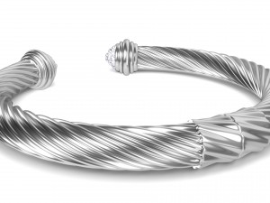 twisted bracelet 2 Modèle 3D
