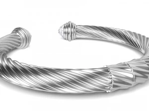 twisted bracelet 2 3D Model