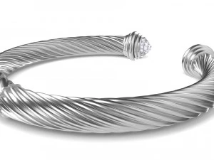 twisted bracelet 2 3D Model