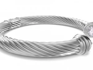 twisted bracelet 2 3D Model