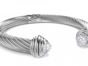 twisted bracelet 2 Modèle 3D