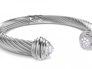 twisted bracelet 2 3D Model